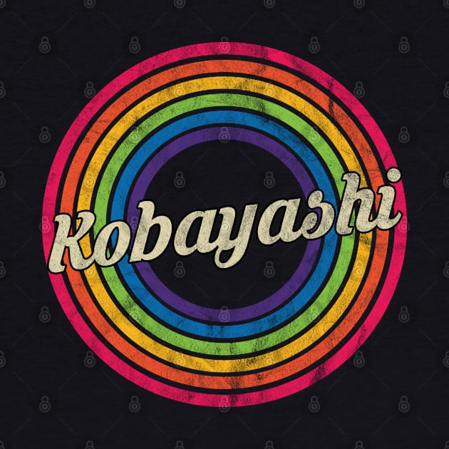 Kobayashi  - Retro Rainbow Faded-Style by MaydenArt